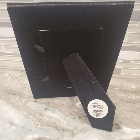 Our Engagement Rhinestones Picture Frame 5x7 - Picture 6 of 8